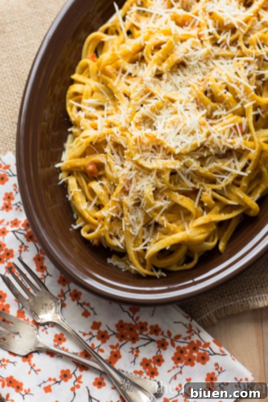 30-minute meal: Smoky Pumpkin Fettuccine Alfredo