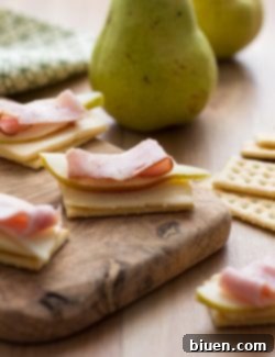 Smoked Ham, Havarti and Pear Crackers 7 img 6435 7