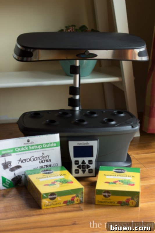 AeroGarden Review | www.themessybakerblog.com