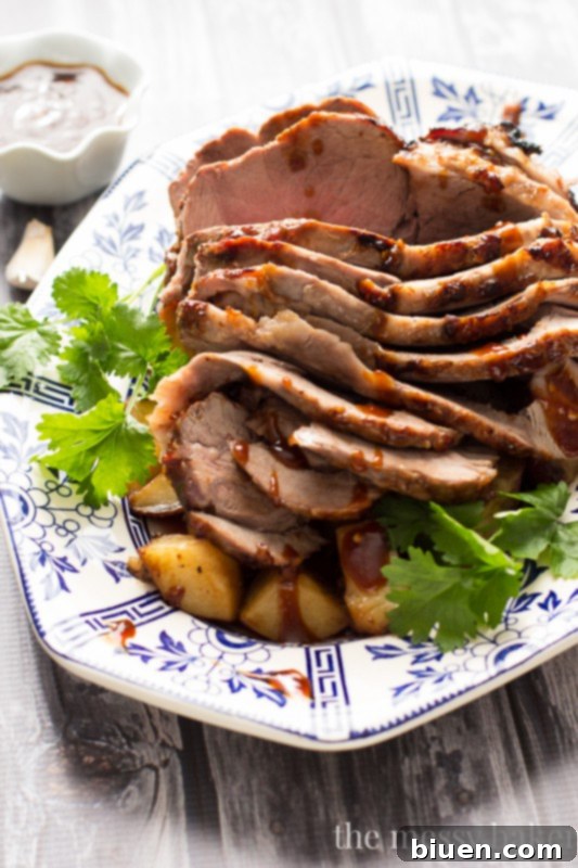 Asian BBQ Glazed Leg of Lamb | Juicy and Tender