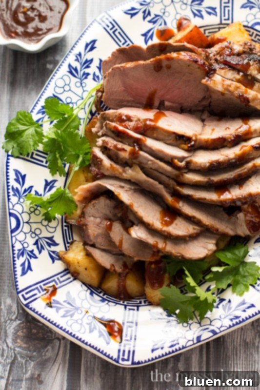 Asian BBQ Glazed Leg of Lamb | Basting with Glaze