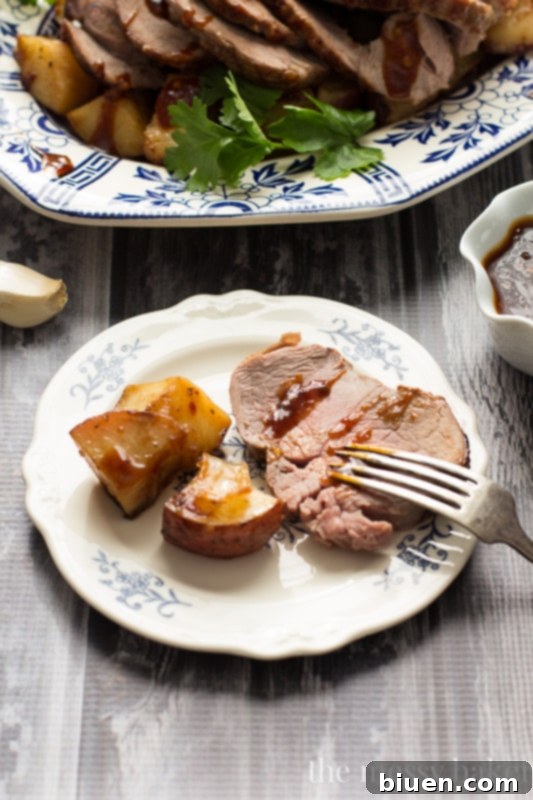 Asian BBQ Glazed Leg of Lamb | Glazed and Roasting