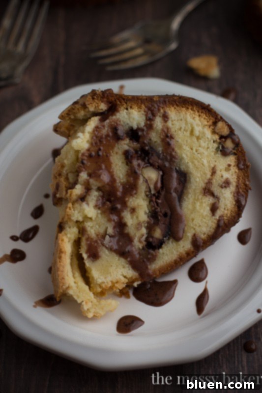 Gourmet Chocolate Hazelnut Swirl Cream Cheese Pound Cake 7 Chocolate Hazelnut Swirl Cream Cheese Pound Cake with Mocha Glaze