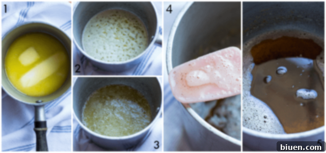 Visual Steps for Making Brown Butter at Home