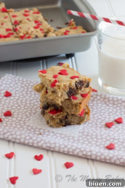 Chocolate Chip Brown Butter Banana Bourbon Blondies Recipe