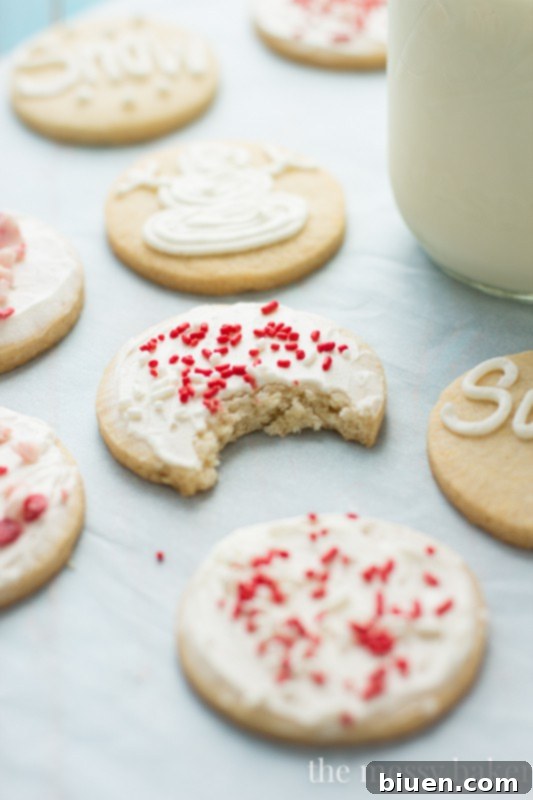 Peppermint Buttercream Gluten-Free Sugar Cookies 5 Gluten-Free Sugar Cookies with Peppermint Buttercream | www.themessybakerblog.com
