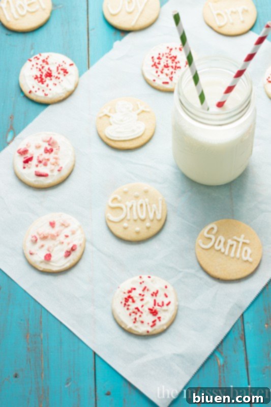 Peppermint Buttercream Gluten-Free Sugar Cookies 6 Gluten-Free Sugar Cookies with Peppermint Buttercream | www.themessybakerblog.com