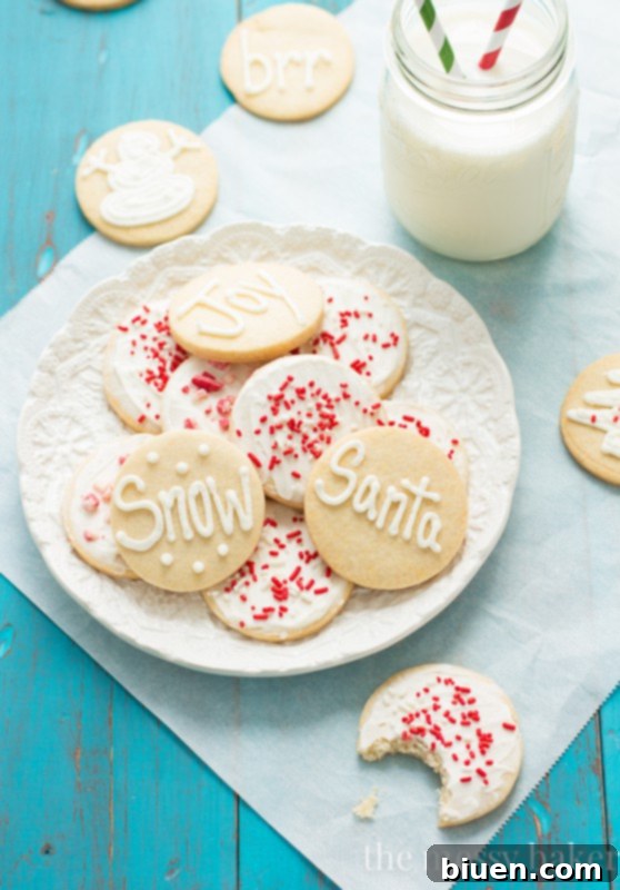 Peppermint Buttercream Gluten-Free Sugar Cookies 7 Gluten-Free Sugar Cookies with Peppermint Buttercream | www.themessybakerblog.com