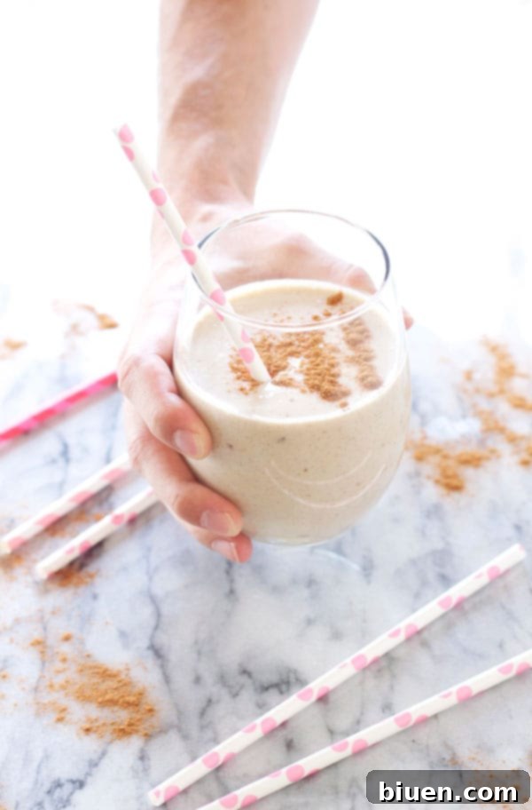 Snickerdoodle Smoothie - A Delightful Cinnamon-Spiced Treat