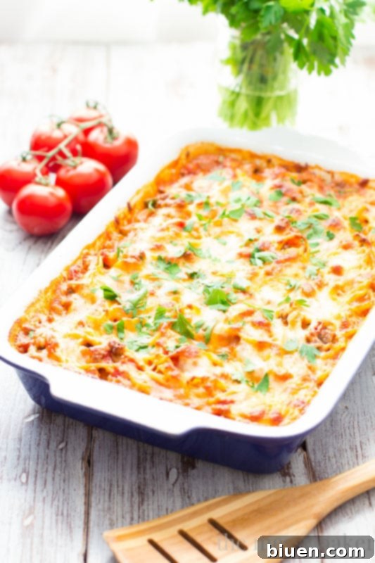 Zesty Southwestern Spaghetti Bake 2 Delicious Southwestern Spaghetti Pie Casserole ready to serve