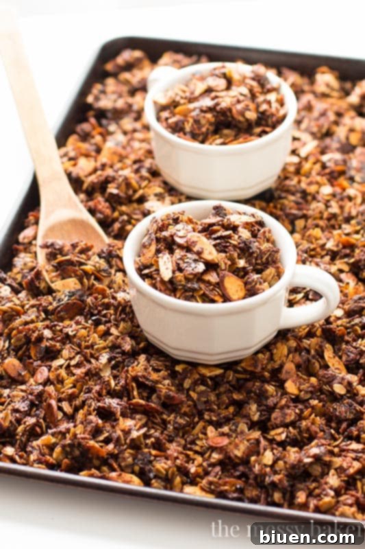 Nutella Almond Granola