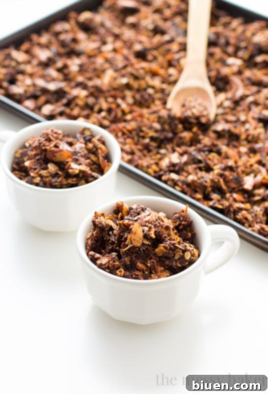 Nutella Almond Granola