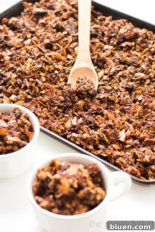 Nutella Almond Granola