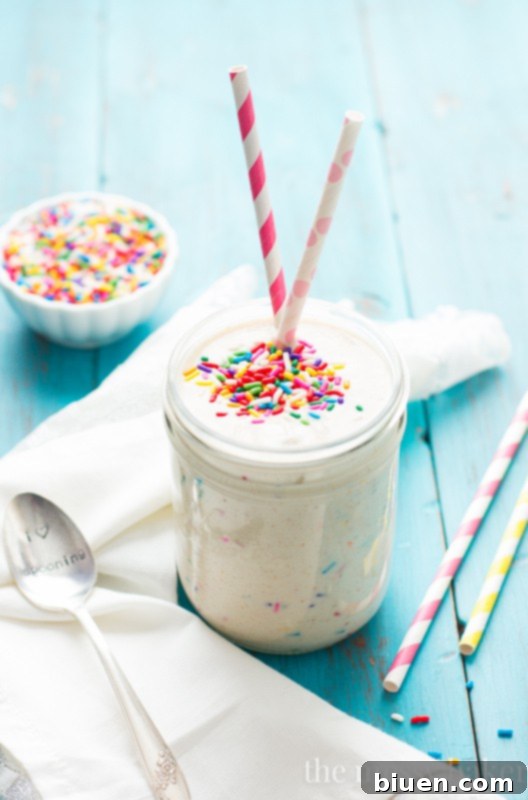 Healthy Funfetti Shake - a delicious and nutritious beverage