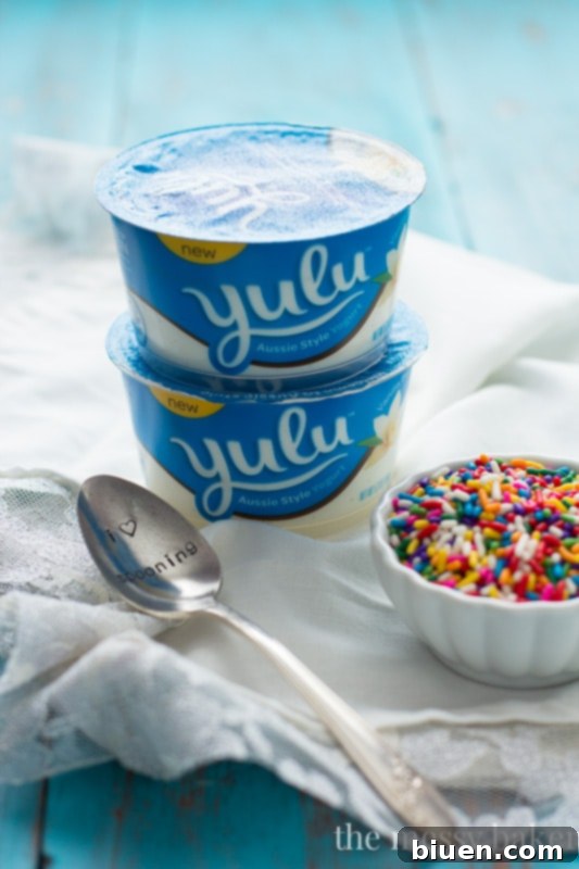 Healthy Funfetti Shake served in a glass