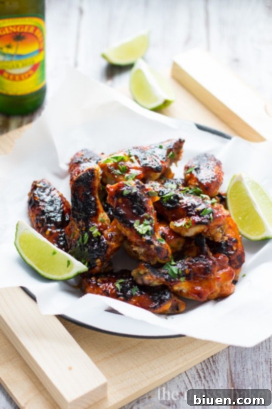 Sweet & Spicy Sriracha Glazed Wings {Baked, Not Fried}