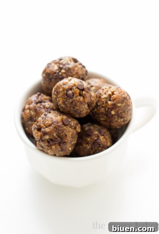 Healthy Chocolate Chip Energy Balls