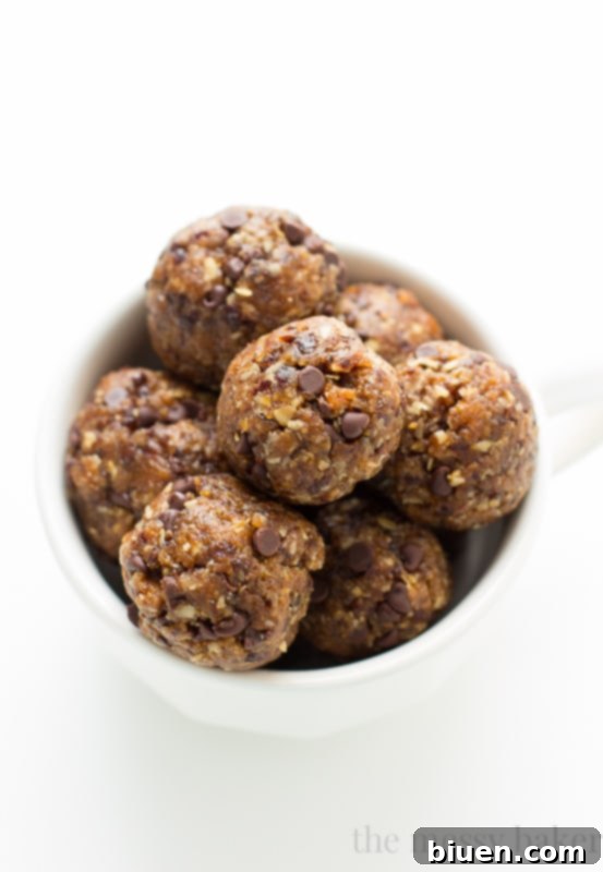 Healthy Chocolate Chip Energy Balls