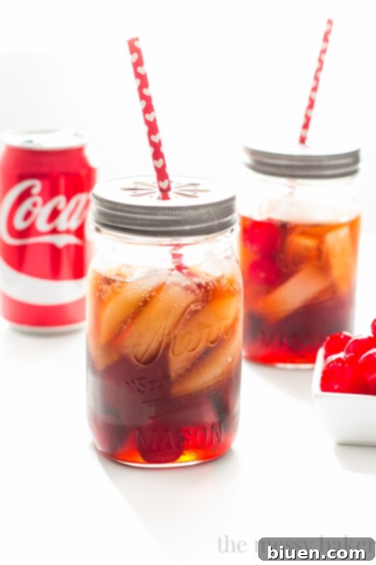 Black Cherry Cuba Libre Cocktail {aka Adult Cherry Coke}