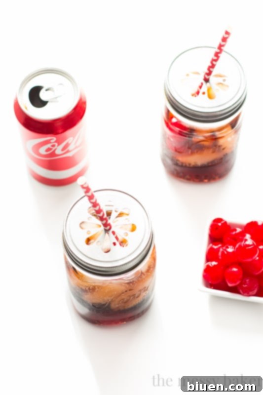 Black Cherry Cuba Libre Cocktail {aka Adult Cherry Coke}