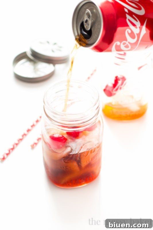 Black Cherry Cuba Libre Cocktail {aka Adult Cherry Coke}