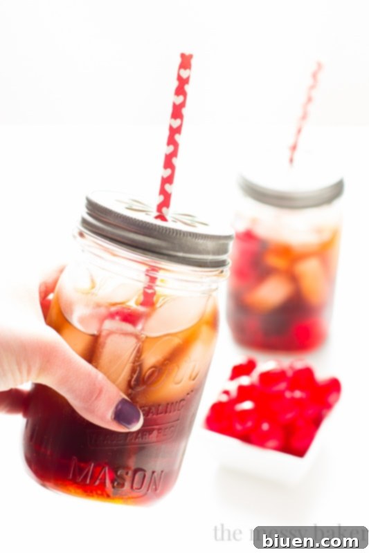 Black Cherry Cuba Libre Cocktail {aka Adult Cherry Coke}