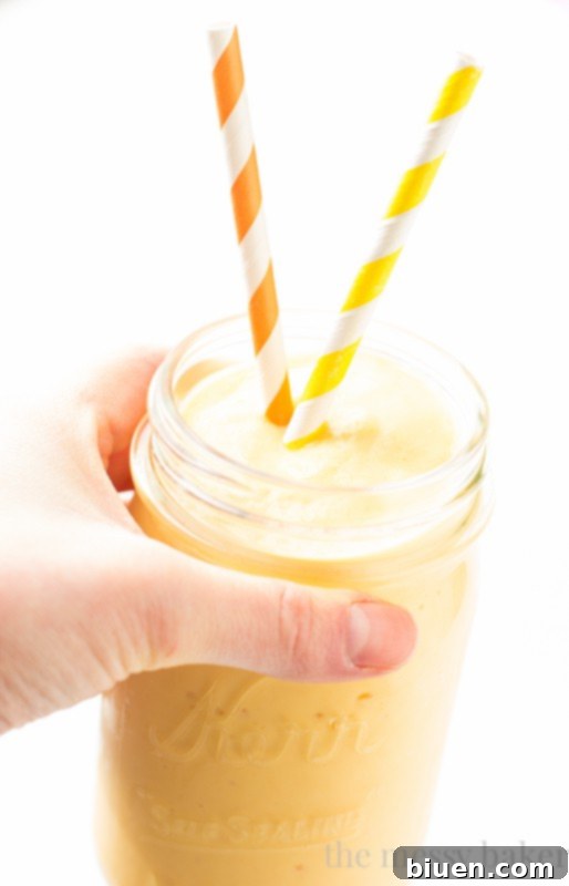 Tropical Lassi, a refreshing immune-boosting drink perfect for winter wellness