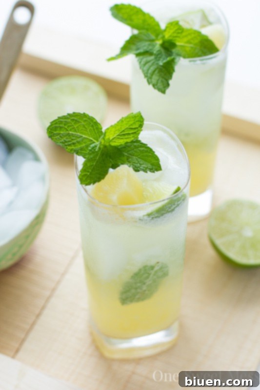 Pineapple Coconut Mojito