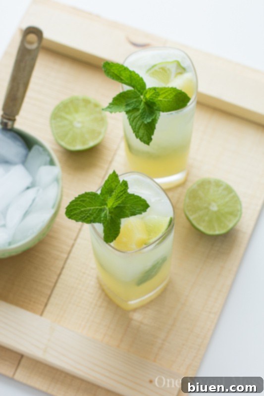Pineapple Coconut Mojito