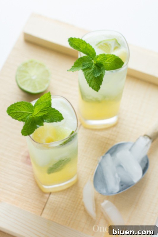 Pineapple Coconut Mojito