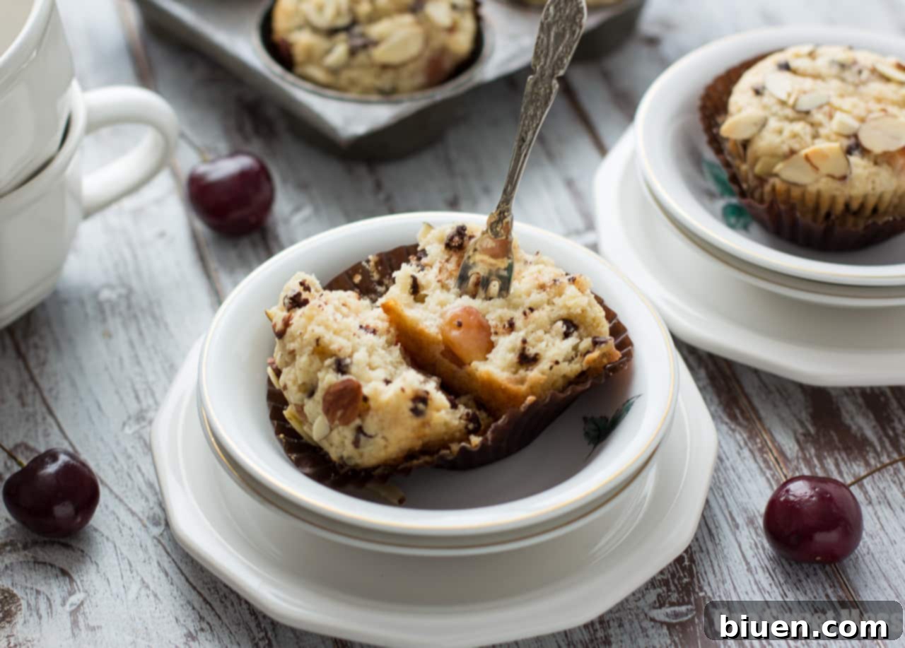Irresistible Cherry Chocolate Chip Muffins 4 Cherry Chocolate Chip Muffins