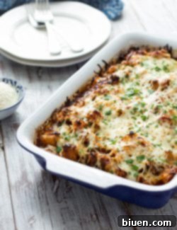 Sausage Pizza Au Gratin Potato Casserole ready to eat