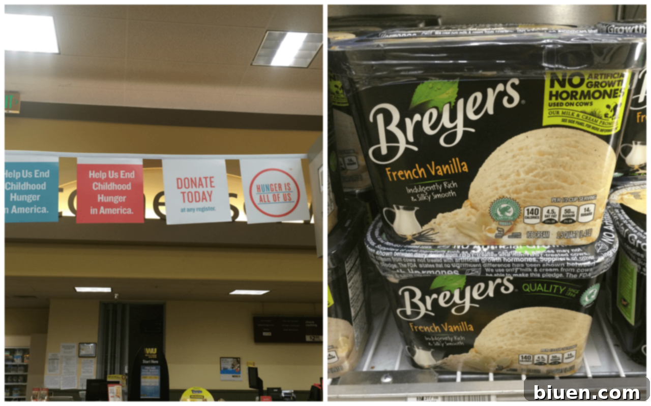 Safeway Hunger Is campaign logo with text 'Hunger Is: A program of the Albertsons Companies Foundation'