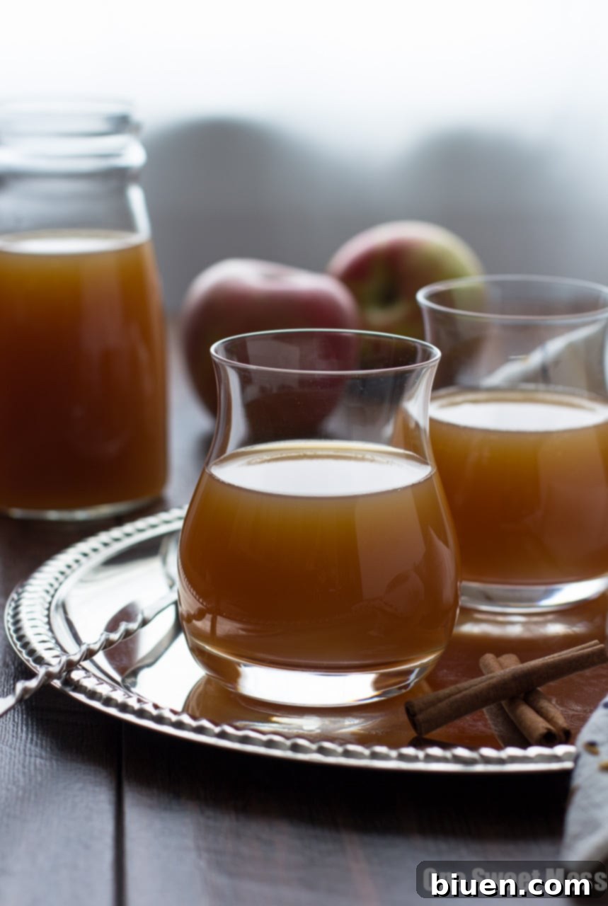 Caramel Apple Pie Martini in a low-light setting, ready to be enjoyed