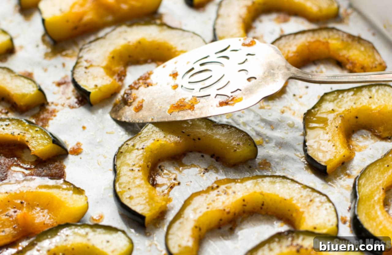 Brown Butter + Brown Sugar Roasted Acorn Squash