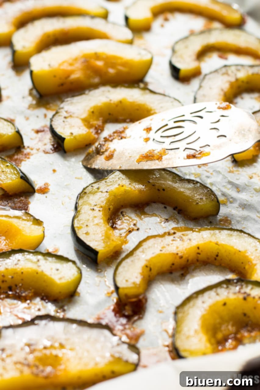 Brown Butter + Brown Sugar Roasted Acorn Squash