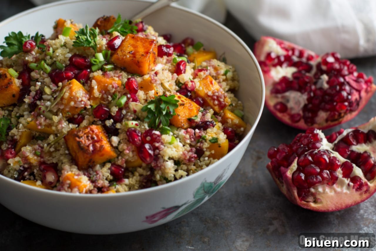 Roasted Butternut Squash Quinoa Salad