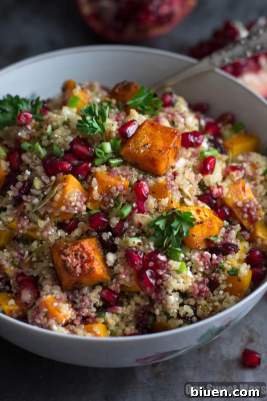 Roasted Butternut Squash Quinoa Salad