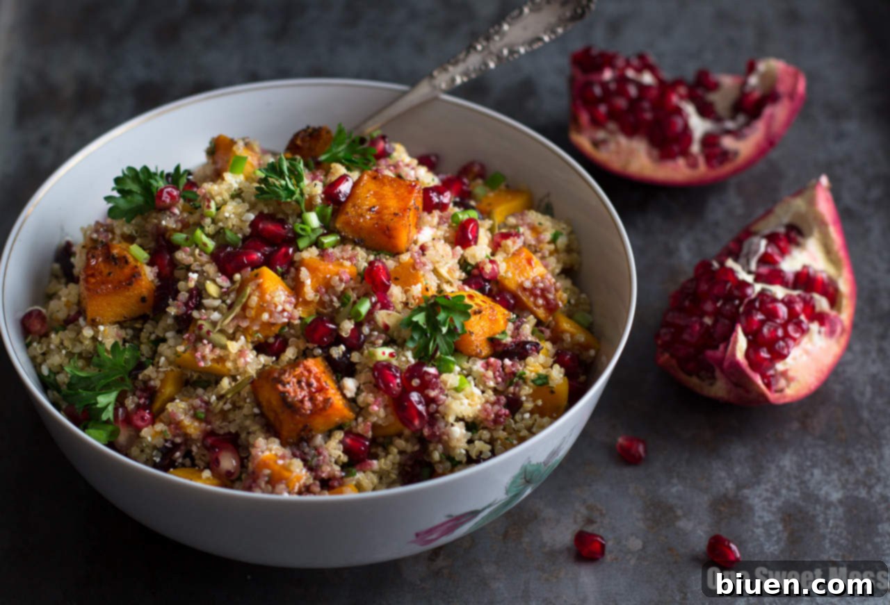Roasted Butternut Squash Quinoa Salad