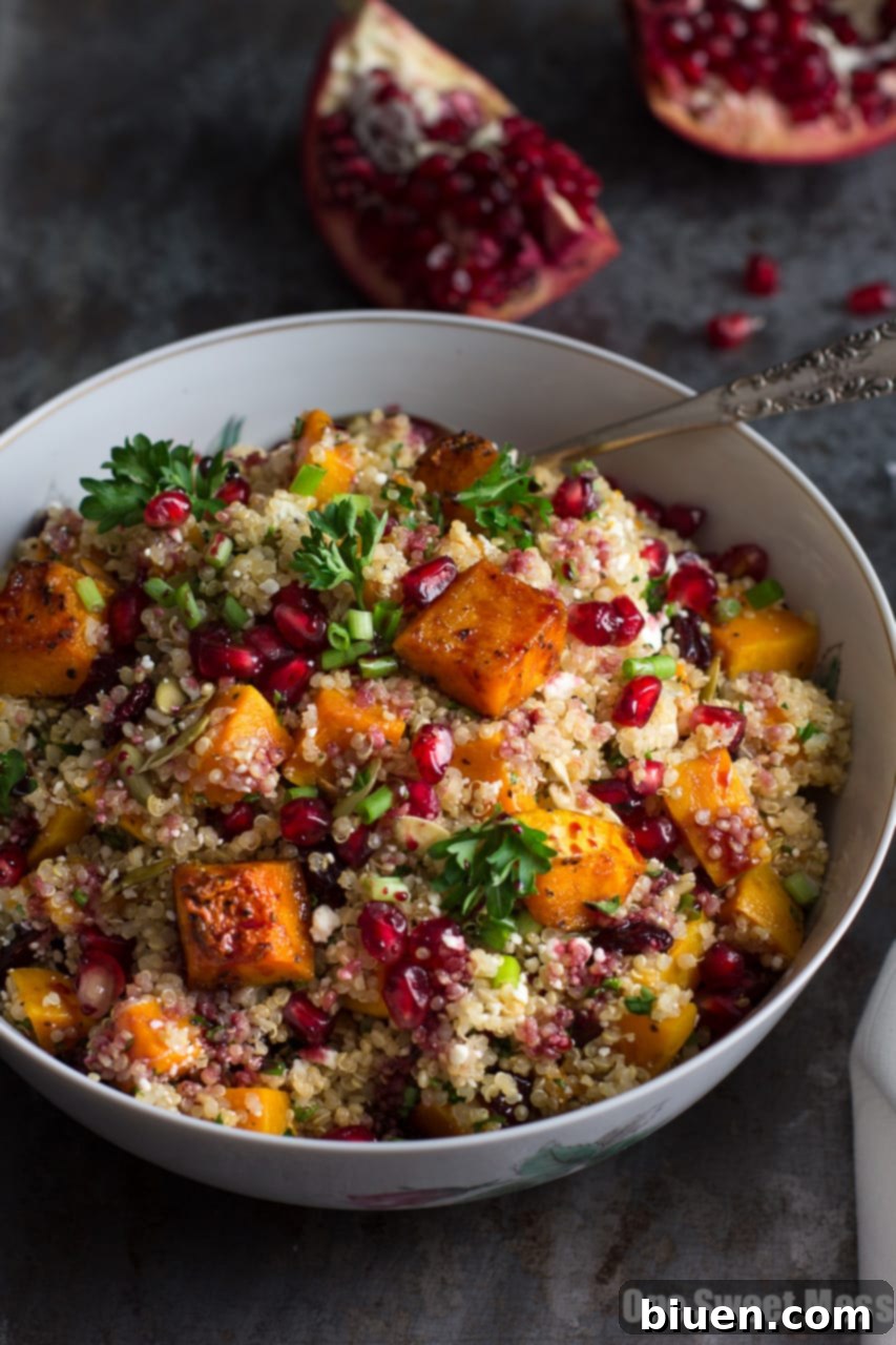 Roasted Butternut Squash Quinoa Salad