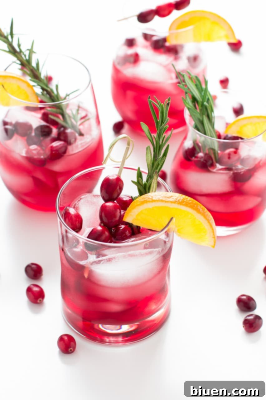 Cranberry-Orange Bourbon Smash