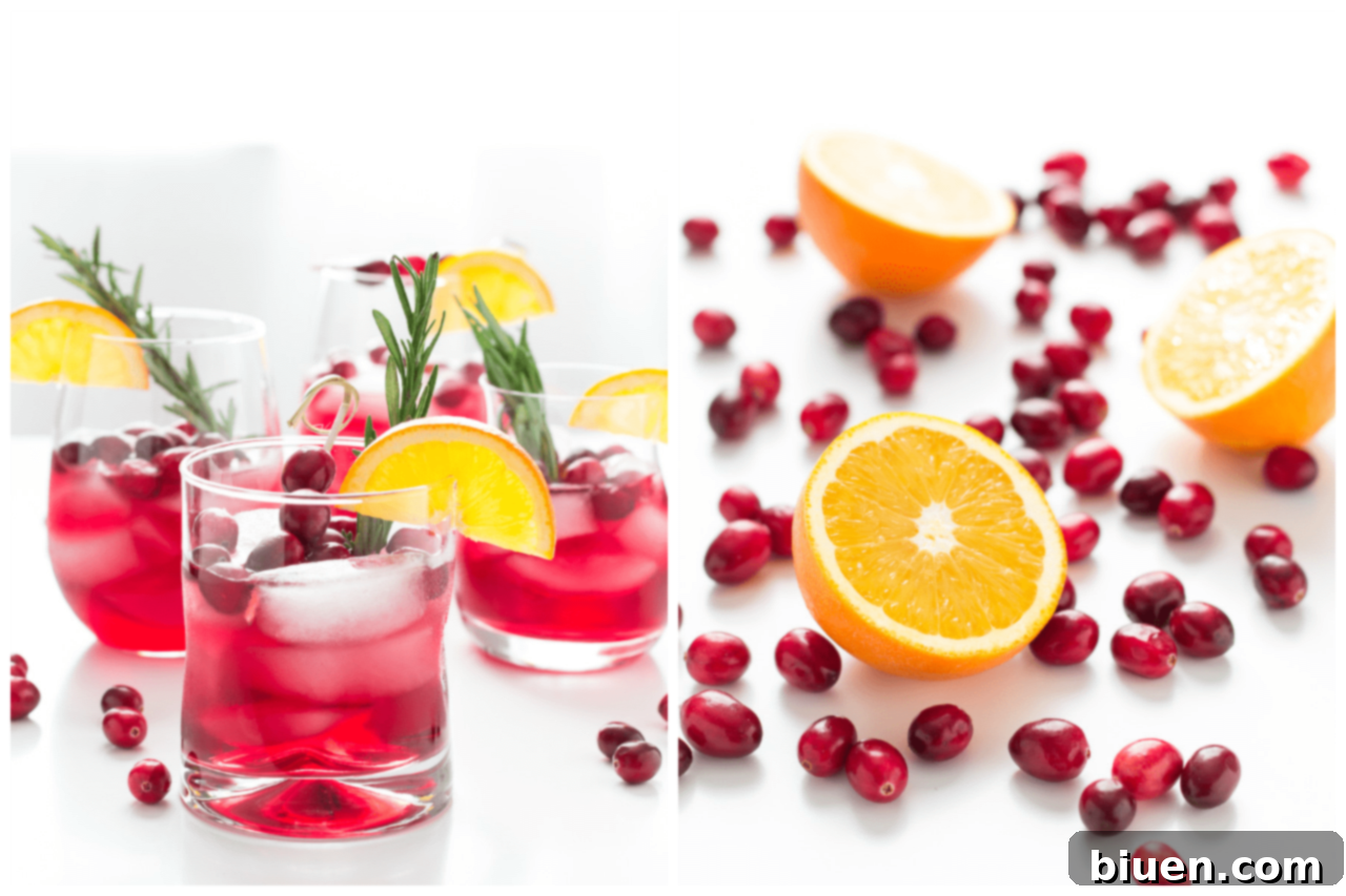 Cranberry-Orange Bourbon Smash